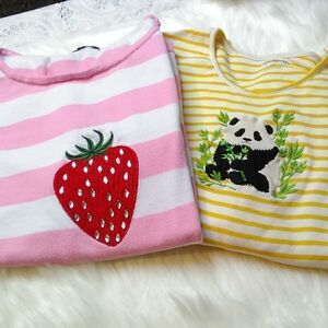 Two novelty tops Sz 1X